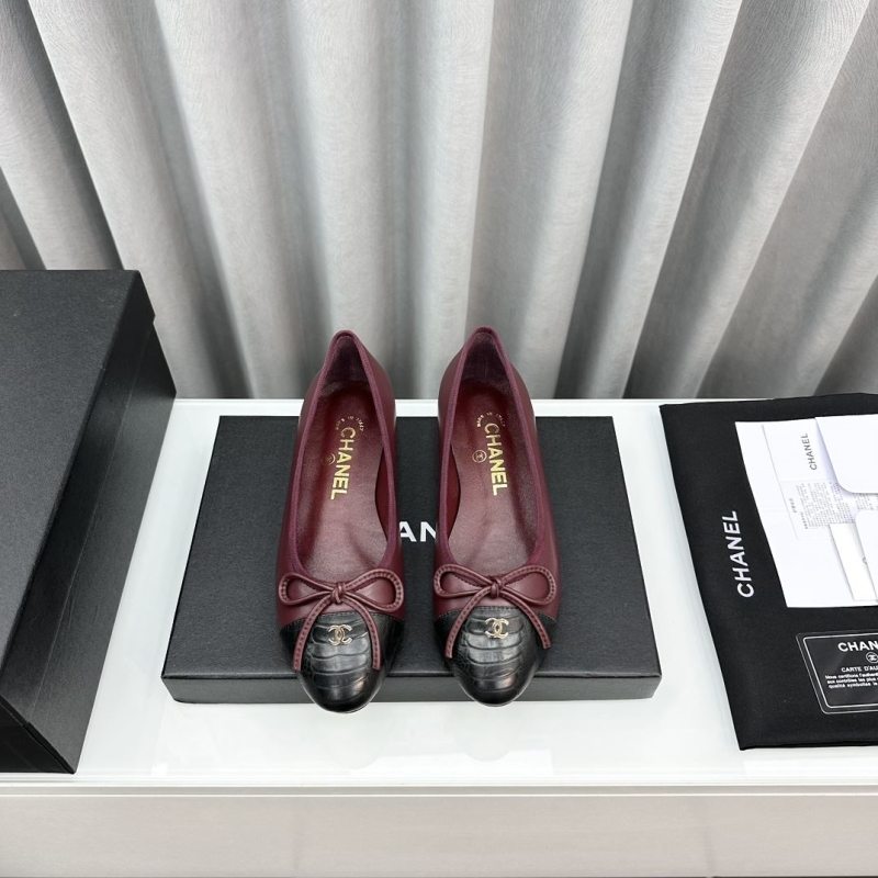 Ch*el flat shoes